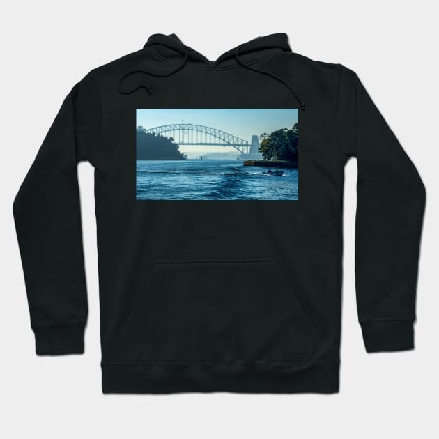 Sydney Harbour Bridge, Sydney, NSW, Australia Hoodie by Upbeat Traveler